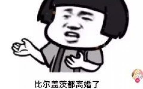 比尔盖茨都离婚了表情包